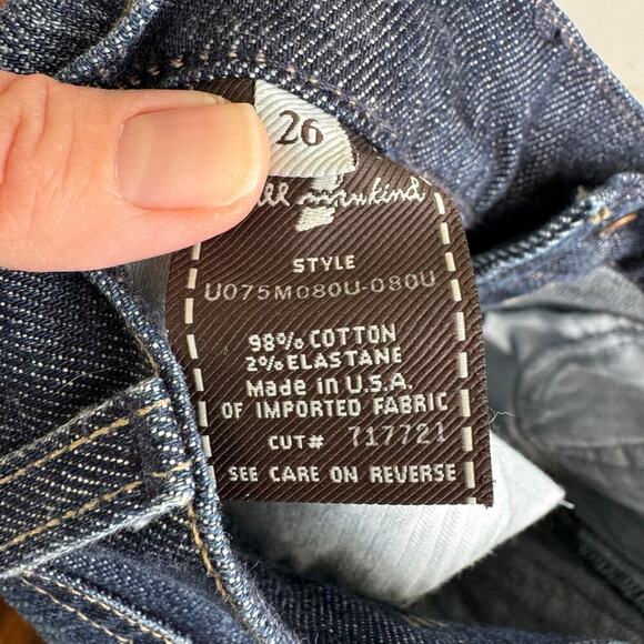 7 For All Mankind Medallion Pocket Bootcut Jeans Women’s Size 26 Embellished - Picture 8 of 12